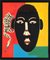 Richard Boigeol, Masque Africain, 2020, Acrylic on Canvas 1