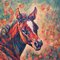 Diana Torje, The Foal, 2018, Acrylic on Canvas 1