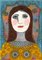 Claudine Loquen, Jane Austen, 2020, Técnica mixta sobre lienzo, Imagen 1