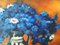 DIana Torje, Blue Flowers, 2018, Oil on Canvas 2