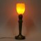 Flower-Shaped French Art Nouveau Table Lamp, Image 2