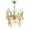 Vintage Murano Glass Chandelier from Mazzega, Image 1