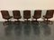 Leather Swivel Chairs by Vaghi, 1980s, Set of 10 3