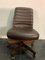 Leather Swivel Chairs by Vaghi, 1980s, Set of 10 1