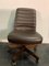 Leather Swivel Chairs by Vaghi, 1980s, Set of 10, Image 1