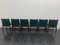 Chairs by Vittorio Gregoretti for Poltrona Frau, 1950s, Set of 6 2