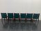 Chairs by Vittorio Gregoretti for Poltrona Frau, 1950s, Set of 6, Image 2
