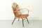 Vintage Rattan Lounge Chair from Rohé Noordwolde, 1950s, Image 1