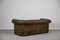 Large Antique Brown Leather Chesterfield Sofa, 1920s, Image 18