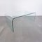 Vintage Glass Coffee Table from Fiam, 1980s, Image 1