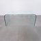 Vintage Glass Coffee Table from Fiam, 1980s 2