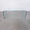 Vintage Glass Coffee Table from Fiam, 1980s, Image 2