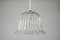 Vintage Bell-Shaped Glass Pendant Lamp from Doria, 1960s 5