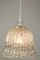 Vintage Bell-Shaped Glass Pendant Lamp from Doria, 1960s 2