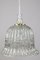 Vintage Bell-Shaped Glass Pendant Lamp from Doria, 1960s 1