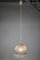 Lámpara colgante vintage en forma de campana de vidrio de Doria, años 60, Imagen 4
