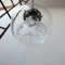 Lámpara colgante italiana Mid-Century de vidrio de montaña de vidrio soplado, Imagen 4