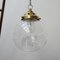 Lámpara colgante italiana Mid-Century de vidrio de montaña de vidrio soplado, Imagen 1
