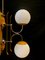 Gelbe Deckenlampe von Stilnovo, 1950er 4