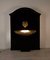 Black Wood & Brass Lions Head Indoor Fountain 2