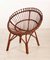 Chaises Vintage en Osier et Bambou, 1950s, Set de 2 2