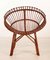 Vintage Stühle aus Korbgeflecht & Bambus, 1950er, 2er Set 3
