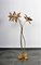 Large Gold Floor Lamp by Willy Daro for Massive 1