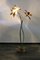 Large Gold Floor Lamp by Willy Daro for Massive 5