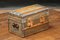 Vintage Fabric Small Trunk, 1920s 1