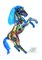 Escultura de caballo con fantasía de cristal de Murano, 2021, Imagen 1