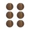 Medium Nelumbo Coasters by Andrea Gregoris for Lignis, Set of 6 1