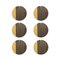 Medium Nelumbo Coasters by Andrea Gregoris for Lignis, Set of 6 1