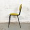 Spanish Mustard Velvet & Metal Chair, 1970s 5