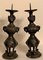 Chinese Bronze Candleholders, Set of 2 3