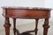 Vintage Red Marble & Walnut Table, 1930s, Image 11