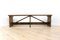 Antique Vintage Rustic Oak Bench, Image 6