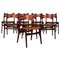 Dining Chairs by Erik Buch, Set of 8 1