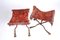 Folding Chair with Footstool, Set of 2, Image 8