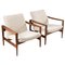 Mid-Century Danish Sheepskin Lounge Chairs by Niels Kofoed for Niels Eilersen, Set of 2, Image 1