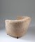 Mid-Century Scandinavian Lounge Chair in Sheepskin by Otto Schulz 4