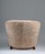 Mid-Century Scandinavian Lounge Chair in Sheepskin by Otto Schulz 5