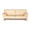 Cream Leather Living Room Set, Image 7