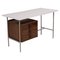 Formica and Walnut Desk from Knoll & Drake, 1950s, Image 1