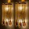 Wall Lights with Amber Teardrops from Mazzega, 1970s, Set of 2 20