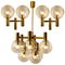 Light Fixtures in the style of Hans Agne Jakobsson, 1960s, Set of 3 1