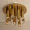 Gilt Brass Lights with Swarovski Balls by Ernst Palme for Palwa, 1960s, Set of 5 9