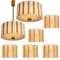 Drum Gold-Plated and Ice Glass Wall Sconce by J.T. Kalmar, Austria 8