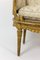 Transition Style Sofa in Giltwood, 1900s, Image 4