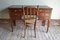 Antique Mahogany Writing Desk with Chair, Set of 2 7