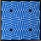tribute to Vasarely 6 blue 1972 1